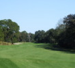The par-5 sixth hole on the Hills Course at Palmetto Dunes Resort narrows as it reaches the green.
