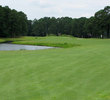 Rose Hill Golf Club's 11th hole is one of the toughest on the golf course, with water all along the left side.