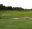No. 5 is a par 3 over a marsh and the green appears to be a long way from the back tees; it's 179 yards of pure Cotton Dike austerity.