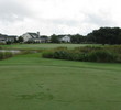 No. 13 at Morgan River at Dataw Island Golf Course starts its back tees behind a twin set of marshes.