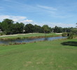 The 11th hole on the Fazio course at Palmetto Dunes Resort puts a canal and a single, obtrusive palmetto in the near side of the fairway, and lots of sand on the far side.