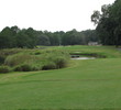 The second hole on Callawassie Island Club's Palmetto golf course keeps water all along its left side. Note the tabby work near the green.