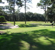 Port Royal Golf Club has two sand practice areas. This one includes squares painted on to dial in your chips and lag putts.