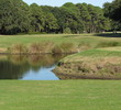 The 11th hole on Barony Course at Port Royal Golf Club is the most interesting, with a watery tee box, a ditch mid-fairway and a tree in the middle.