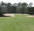 The fourth hole at Old Tabby Links on Spring Island, S.C., leaves little margin in front of the green.