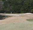 The par-3 No. 6 at Old Tabby Links on Spring Island, S.C., has no room between the water and the green. Land softly.