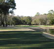 The 13th hole on the Nicklaus course at Colleton River Plantation Club is an interesting par 4 with an interrupted fairway.