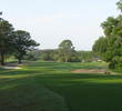 A tree in the distance serves as a target off the first tee at Crescent Pointe Golf Club.