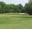 The 12th hole at Crescent Pointe Golf Club has a marsh carry, then a host of bunkers near the green.