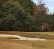Steep faces make for dangerous bunkers at the Oldfield Golf Club in Okatie, S.C. 