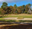 The second hole at Hilton Head National Golf Club features a unique green complex. 