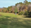 The sixth hole at Rose Hill Golf Club plays just 350 yards but still rates as the No. 2 handicap. 