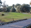 This bridge leads to the ninth green at Rose Hill Golf Club in Bluffton, S.C.