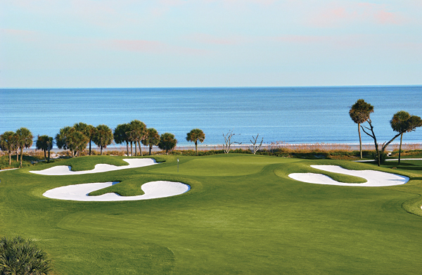 Oceanfront golf course at Palmetto Dunes