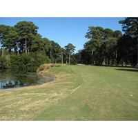 The Planter's Row course at Port Royal Golf Club: Long fairways fade into a horizon of trees.
