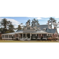 This building holds a restaurant and locker rooms at the Oldfield Golf Club near Bluffton. 