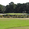 The approach to the first hole on the Barony Course at Port Royal Golf Club
