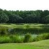 A view over the pond of hole #8 from Legends At Parris Island