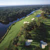 George Fazio Golf Course at Palmetto Dunes Oceanfront Resort, Aerial view of holes #15 and #16.