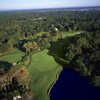 Arthur Hills Golf Course at Palmetto Dunes Oceanfront Resort, Aerial view of holes #13 and #14.