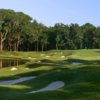 A view of the 3rd green at Dye from Colleton River Club.