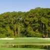 A view of a green from Clipper at Shipyard Golf Club