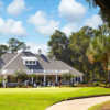 A view the clubhouse at Golden Bear Golf Club from Indigo Run.