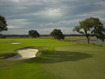 A view of the 16th hole at Secession Golf Club