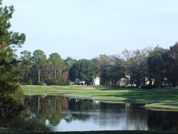 The closing hole at Arthur Hills at Palmetto Hall Plantation