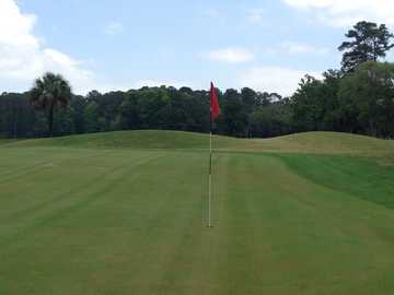 A view of the 3rd green at Bloody Point Golf Course